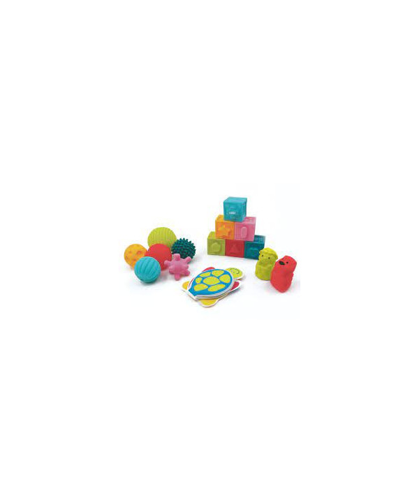 LUDI - COFFRET EVEIL LIVRE CUBES BALLES