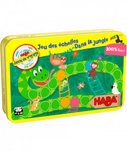 JEU DES ÉCHELLES DANS LA JUNGLE