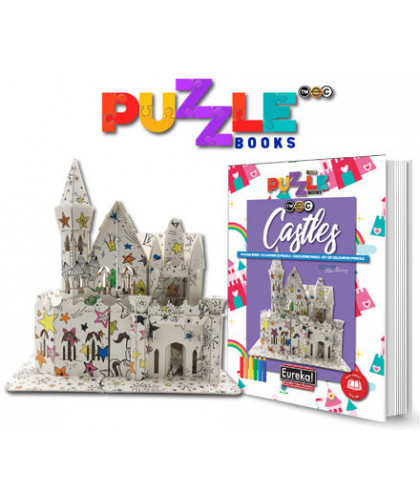 3D PUZZLE BOOKS - CHÂTEAUX