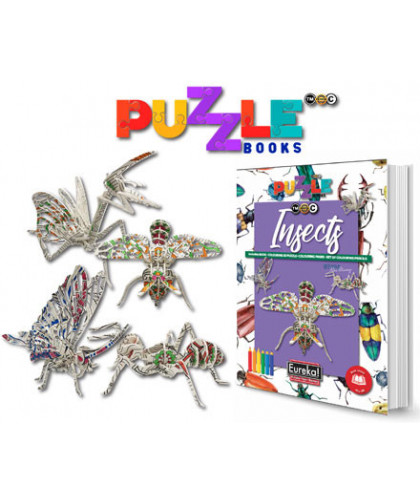 3D PUZZLE BOOKS - INSECTES