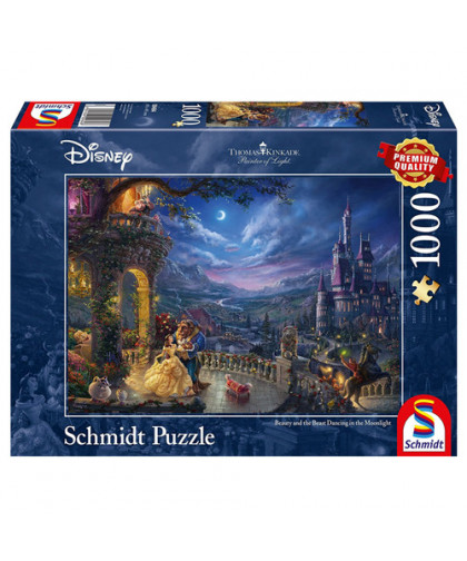 PUZZLE DISNEY 1.000 PCS - LA BELLE ET LA BÊTE : DAN