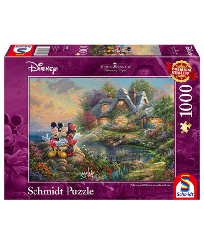 PUZZLE DISNEY 1.000 PCS - MICKEY & MINNIE SWEETHEAR