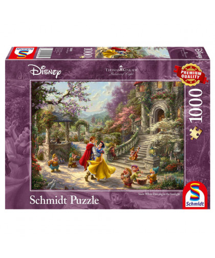 PUZZLE DISNEY 1000 PCS - BLANCHE-NEIGE DANSE AVEC LE PRINCE