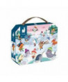 PUZZLE BATAILLE DE BOULES DE NEIGE - 36 PCS