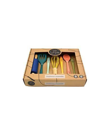 LES P'TITS FOUETS - COFFRET D'USTENSILES DE CUISINE EN SILICO - COOKING-TOOLS