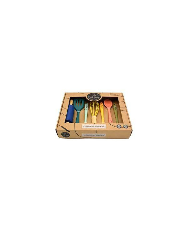 LES P'TITS FOUETS - COFFRET D'USTENSILES DE CUISINE EN SILICO - COOKING-TOOLS