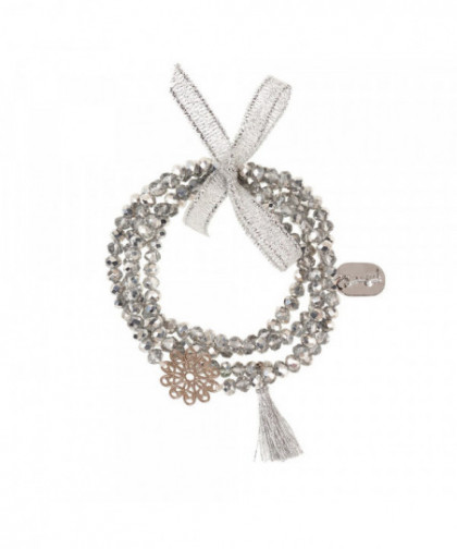 BRACELET SANNE - FLEUR - ARGENT (K)