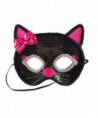 MASQUE CHAT - NOIR-FUCHSIA