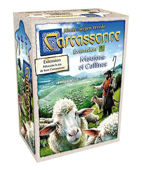 CARCASSONNE - EXT - 09 MOUTONS & COLLINES
