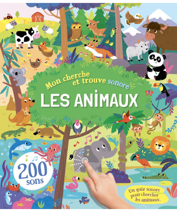 MES LIVRES SONORES - CHERCHE ET TROUVE ANIMAUX