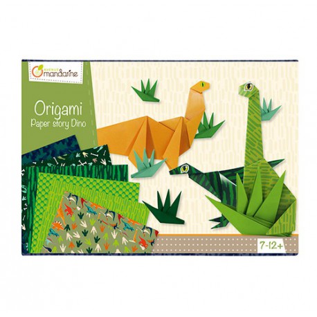 Boîte créative : origami dinosaures
