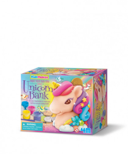 KIT PEINDRE SON TIRELIRE LICORNE À PAILLETTES