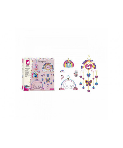 MULTIACTIVITES 6 DECORATIONS ARC-EN-CIEL A CREER