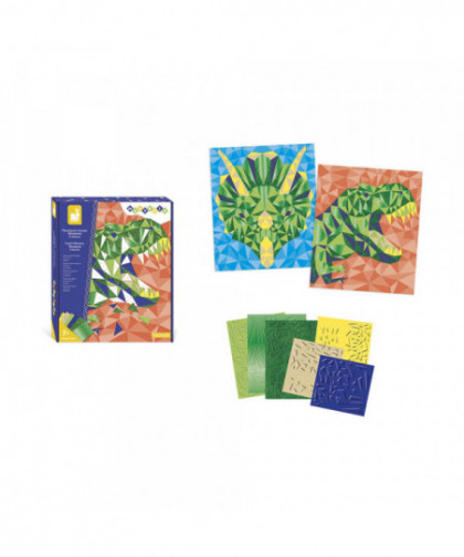 MOSAIQUES MOUSSE DINOSAURES