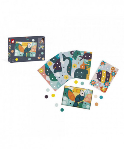 MES PREMIERES MOSAIQUES EN BOIS