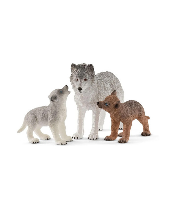 WILD LIFE - MAMAN LOUP AVEC LOUVETEAUX