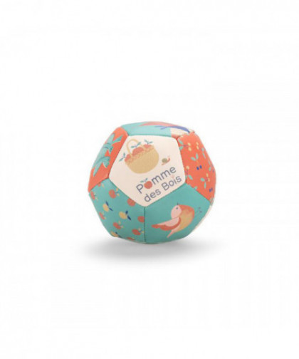 BALLON SOUPLE 10 CM - POMME DES BOIS
