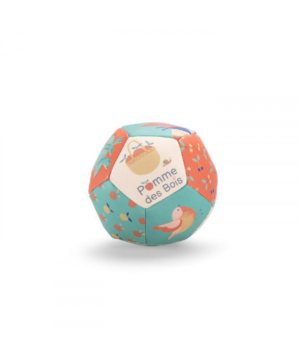 BALLON SOUPLE 10 CM - POMME DES BOIS