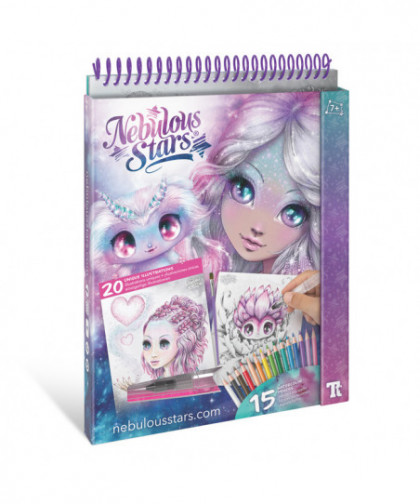 LIVRE À COLORIER À L'AQUARELLE