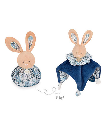 DOUDOU BOULE - LAPIN BLEU