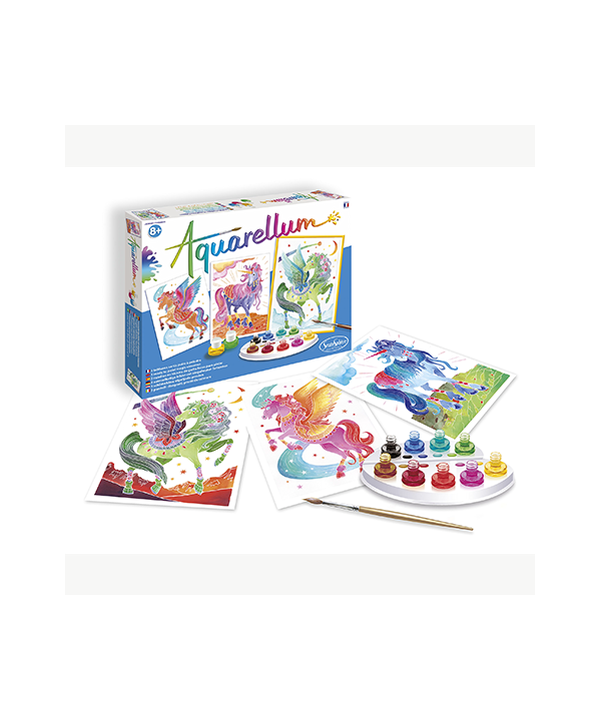 AQUARELLUM - LICORNES ET PÉGASES