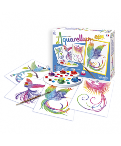 AQUARELLUM JUNIOR - OISEAUX DU PARADIS