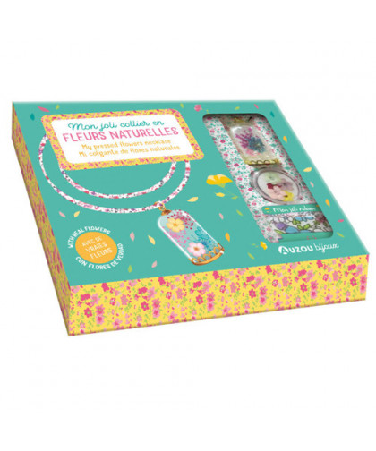 MON JOLI COLLIER EN FLEURS NATURELLES