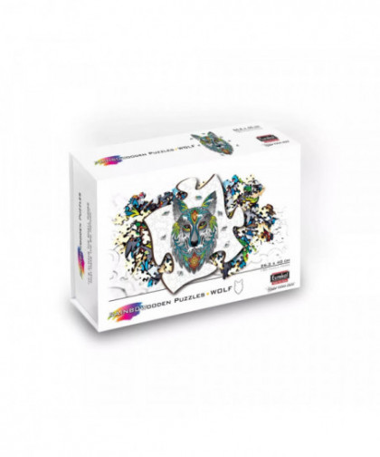 2D RAINBOWOODEN PUZZLE - LOUP