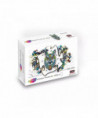 2D RAINBOWOODEN PUZZLE - LOUP