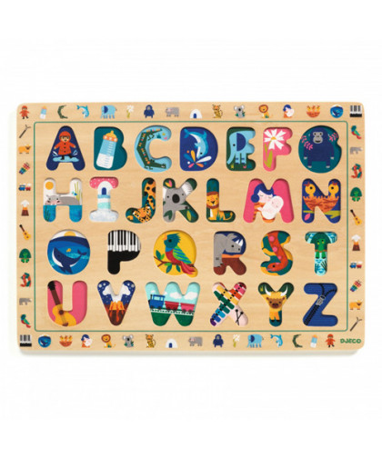 PUZZLES EDUCATIFS BOIS - PUZZLE ABC INTERNATIONAL