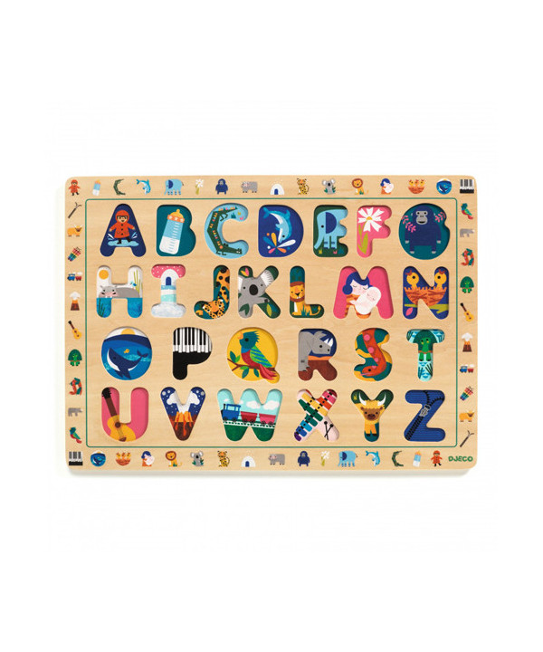 PUZZLES EDUCATIFS BOIS - PUZZLE ABC INTERNATIONAL