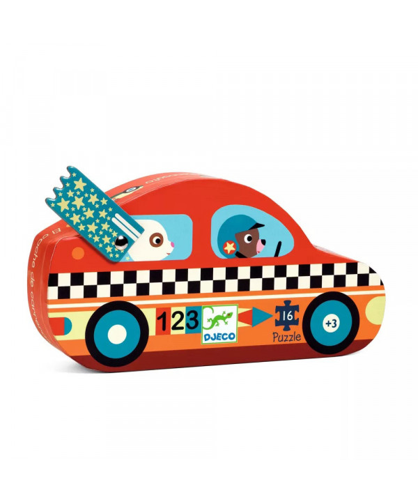 PUZZLES SILHOUETTES - LE BOLIDE - 16 PCS