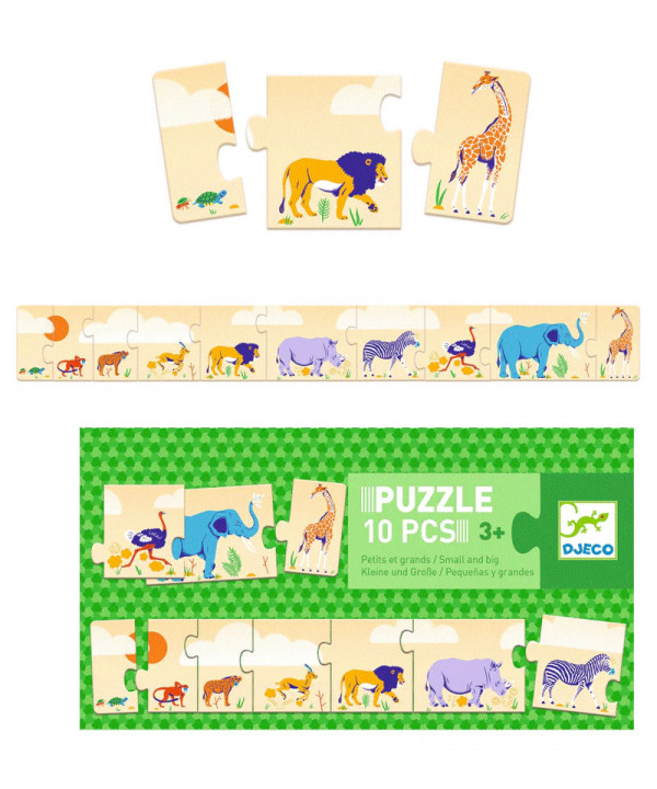 PUZZLES DUO-TRIO - PETITS ET GRANDS