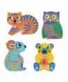 COLORIAGE POUR LES PETITS - A L'EAU - ANIMALO-MA