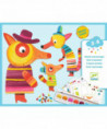 PEINTURE POUR LES PETITS - LA FAMILLE RENARD