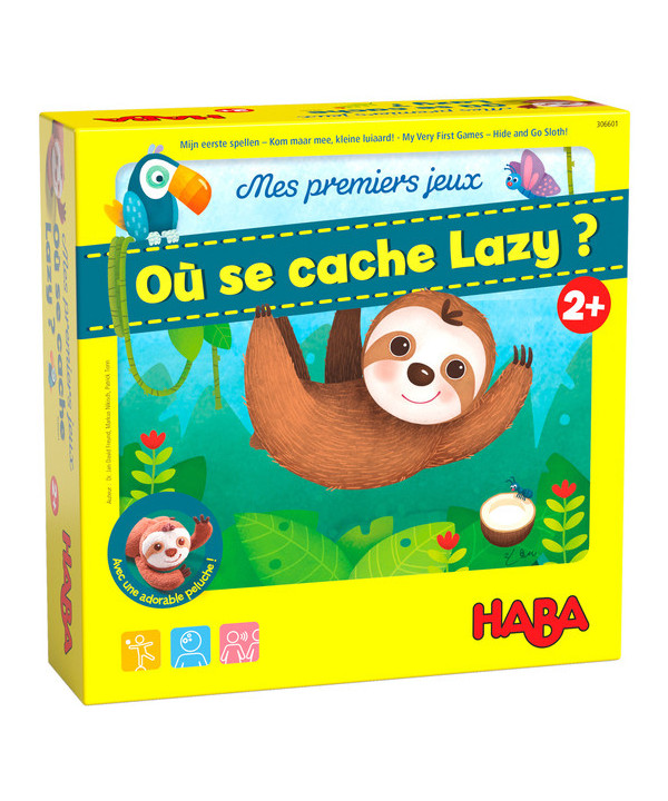 MES PREMIERS JEUX - OÙ SE CACHE LAZY ?