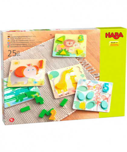 PUZZLE D‘ENCASTREMENT ANIMAUX SAUVAGES