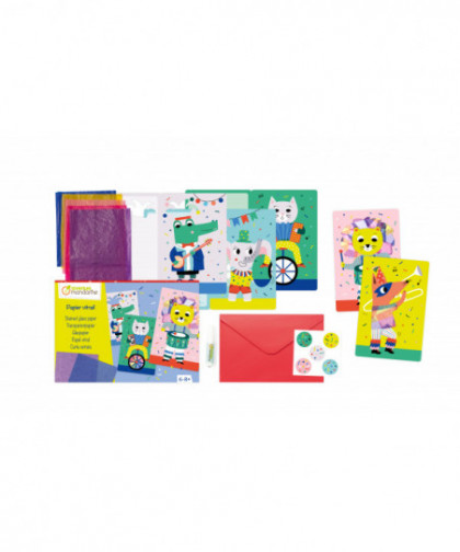 BOÎTE CRÉATIVE - PAPIER VITRAIL