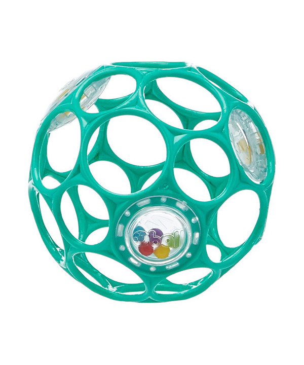 OBALL RATTLE EASY-GRASP TOY - TEAL