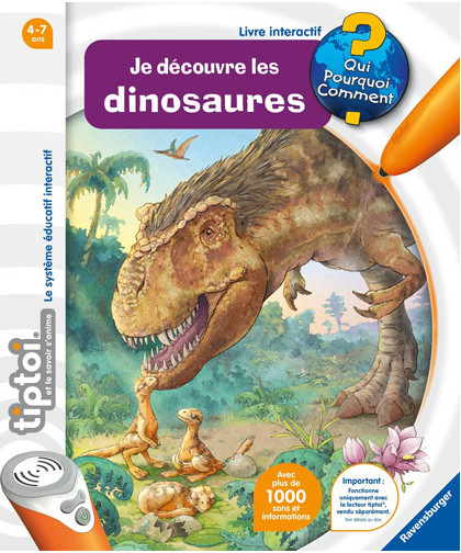 TIPTOI - JE DÉCOUVRE LES DINOSAURES