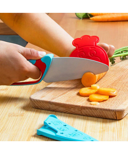 LE COUTEAU DU CHEF KIDS BLEU & ROUGE