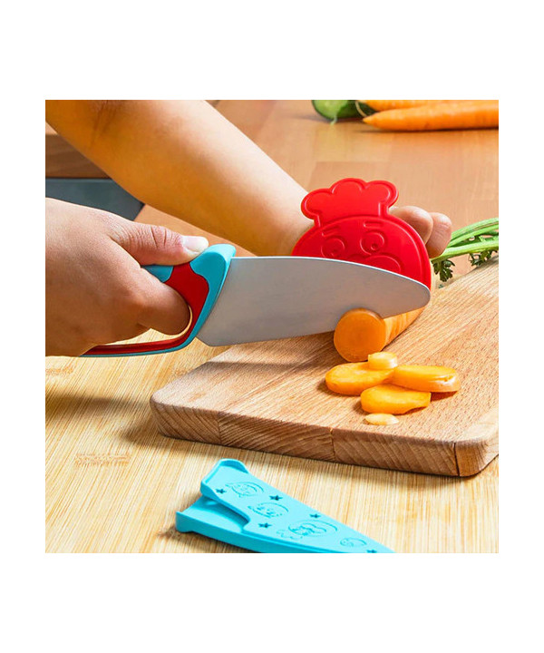 LE COUTEAU DU CHEF KIDS BLEU & ROUGE