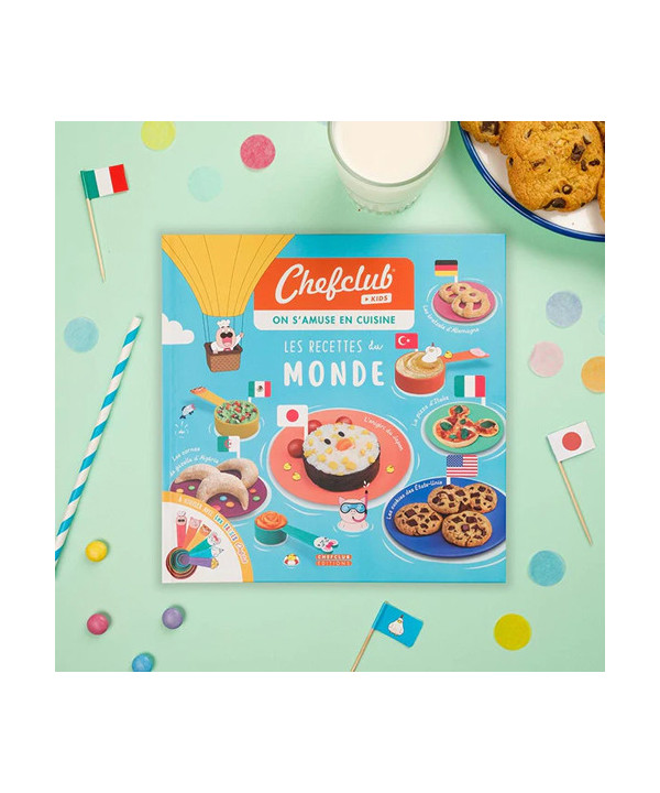 LIVRE KIDS - LES RECETTES DU MONDE