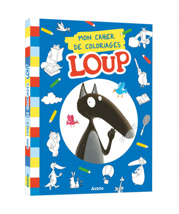 CAHIER DE COLORIAGE LOUP