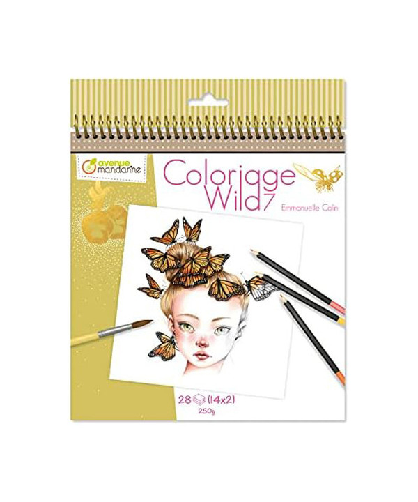 CARNET DE COLORIAGE WILD 7