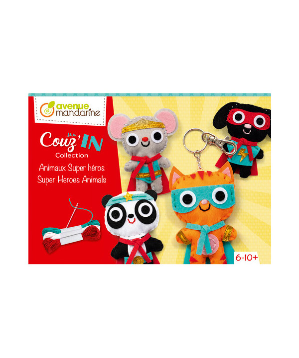 BOÎTE CRÉATIVE - MINI COUZ'IN SUPER HÉROS