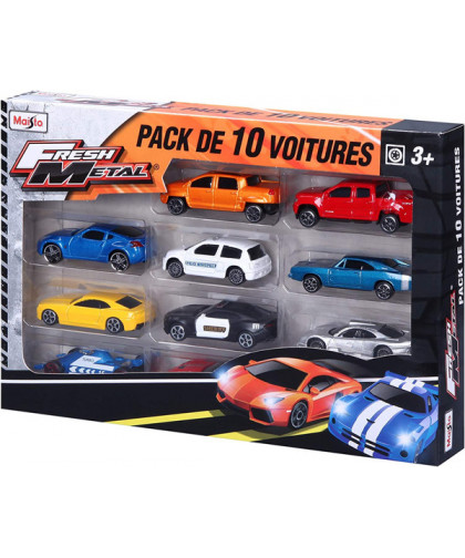 1/72 FRESH METAL - COFFRET DE 10 VÉHICULES MÉTAL