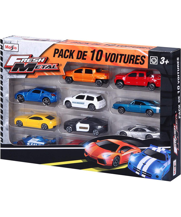 1/72 FRESH METAL - COFFRET DE 10 VÉHICULES MÉTAL