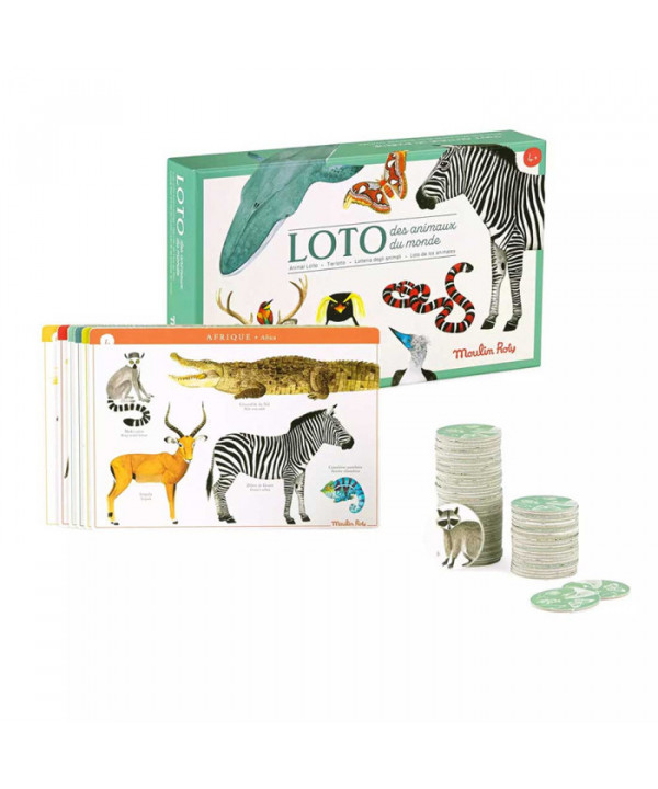 LOTO DES ANIMAUX - TOUT AUTOUR DU MONDE