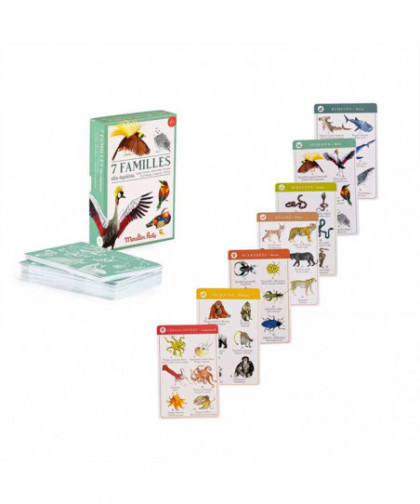 JEU DE 7 FAMILLES DES ESPÈCES - TOUT AUTOUR DU MONDE